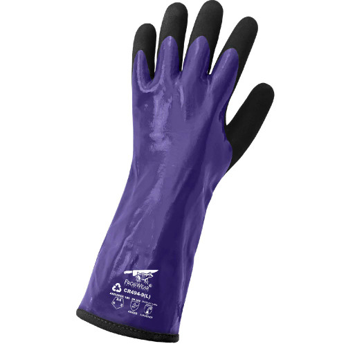 Global Glove CR494 FrogWear Cut Resistance Premium Supported Double Nitrile Chemical Handling Gloves with Cut, Abrasion, and Puncture Resistance