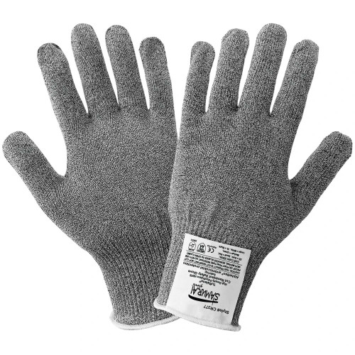 Global Glove CR377 Samurai Glove Antimicrobial-Treated Cut, Abrasion, and Puncture Resistant Uncoated Gloves