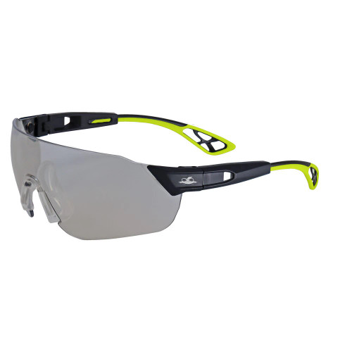 Global Glove BH866AF Tetra Indoor/Outdoor Anti-Fog Lens, Matte Black Frame Safety Glasses