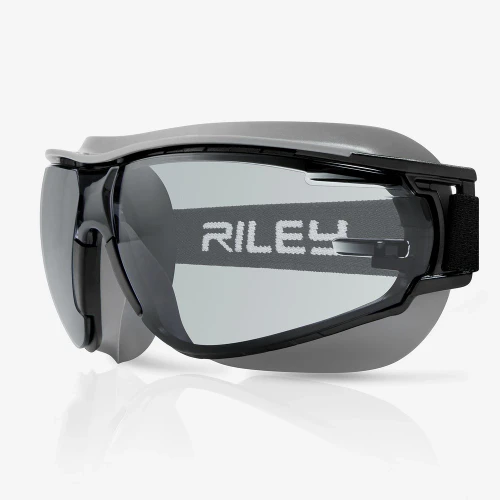 Global Glove RLY00581 Sparta Compact Gray Performance Fog Technology, Black Frame Safety Goggles
