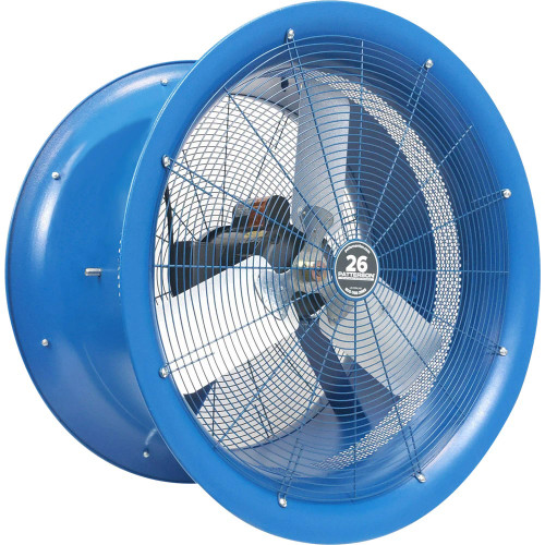 Patterson Fan CS26B High Velocity Fan, 26" 208-230V/460V, No Cord, Chain Suspended, Blue