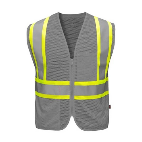 GSS Safety 3141 Enhanced Visibility Multi-Color Vest, Gray