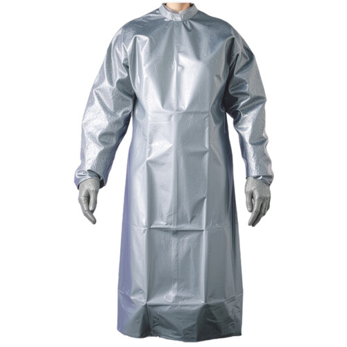 North SSCA 2.7 Mil Polyethylene/EVOH Coat Apron with Sleeves