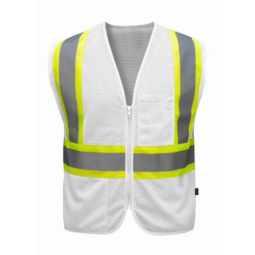 GSS Safety 3140 Enhanced Visibility Multi-Color Vest, White