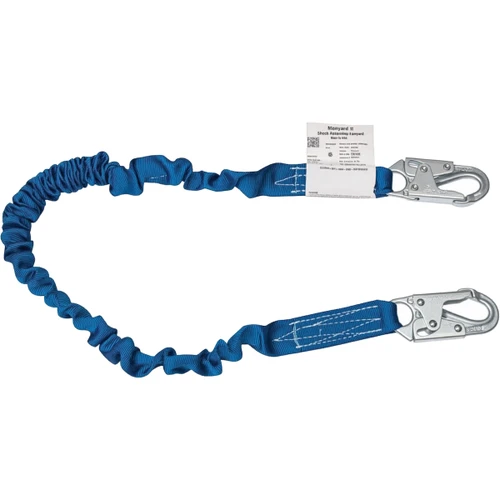 Miller 216MK-Z7 Single Leg Kevlar® Strtechable Shock-Absorbing Lanyard with Locking Snap Hooks
