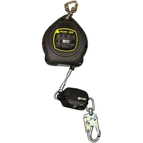 Miller MFS-LES1-02 Self-Retracting Device for Leading Edges with Galvanized Steel Cable, Kevlar® Shock Absorber and Steel Swivel Snap Hook