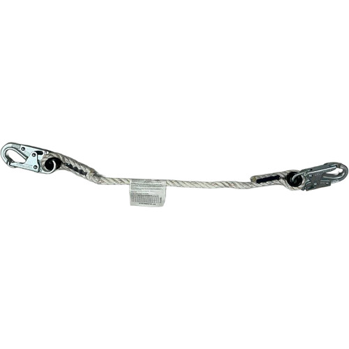 Miller 201RLS-2 5/8" Diameter Nylon Rope Lifeline with Steel Locking Snap Hooks