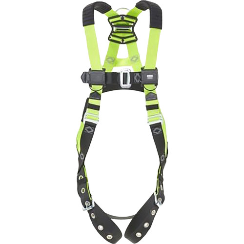 Miller H5ISP31100 Industry Standard Full-Body Harness with 5 Points of Adjustment, Back D-Ring, Mating Chest Buckles & Tongue Leg Buckles