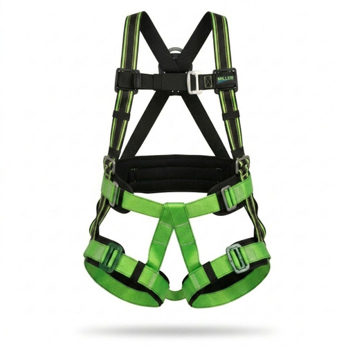 Miller E570 Women's Full-Body Harness with 5 Points of Adjustment, Back D-Rings and Mating-Style Buckles