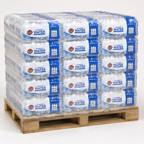Wellsley Farms 53620 Purified Bottled Water, 40 Pk. 16.9 oz, 40 Cases/Pallet