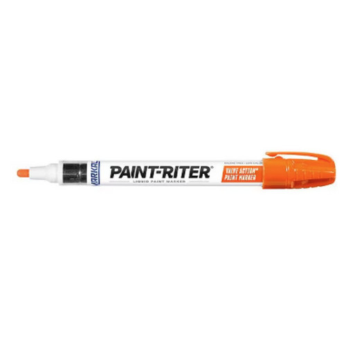 Markal MRK96824  Valve Action Paint Marker 96824, Medium Bullet Tip, Orange