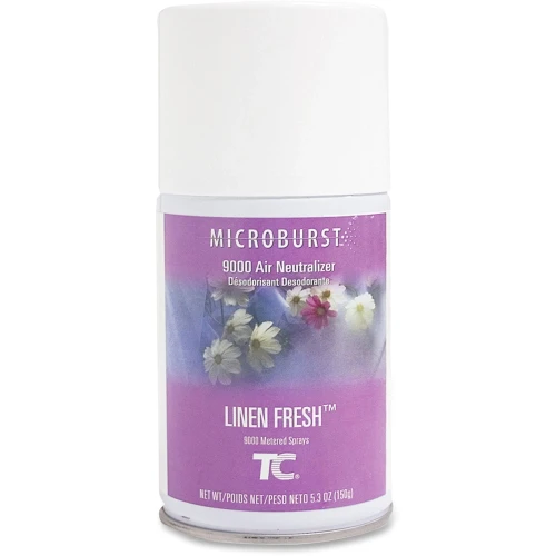 Rubbermaid FG4012441 Microburst 9000 Refill Linen Fresh 4/Case