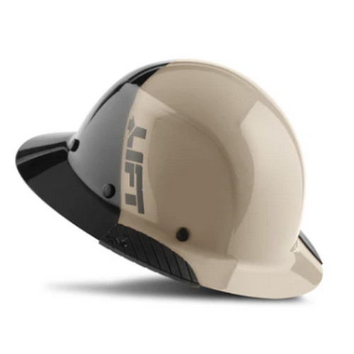 LIFT Safety HDF50-25TN DAX Fifty/50 Dust Full Brim Hard Hat 6-point Suspension