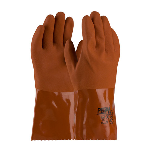 PIP 58-8658K Towa OR656 Kev Xtra Tuff Kevlar Lined Oil & A3 Cut Resistant  PVC Glove