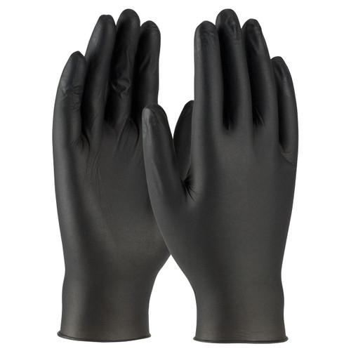 PIP Global Safety 2920 5 Mil Industrial Grade Powder Free Black Nitrile Gloves