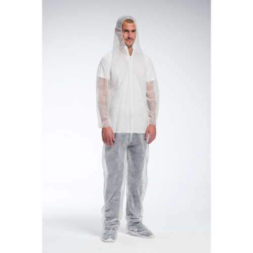 PIP Global Safety 3509 Standard Weight SBP Coverall with Hood & Boot
