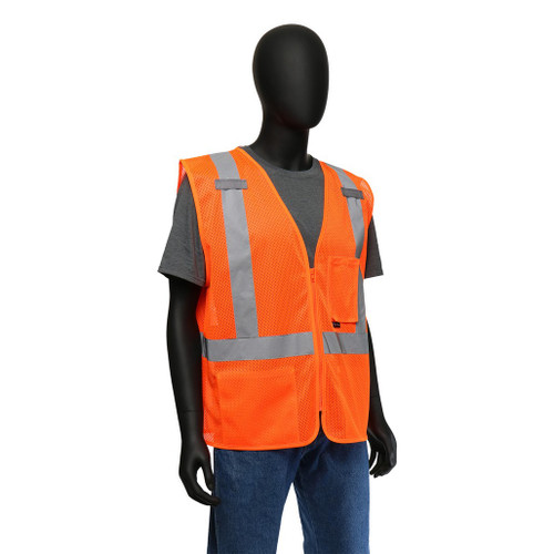 PIP Global Safety 47210 Hi-Viz Classic Safety Vest - Mesh (Class 2)