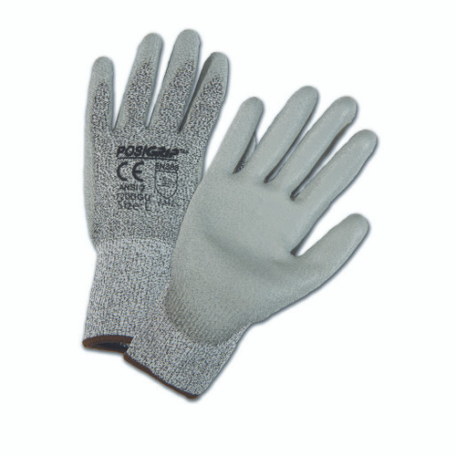 PIP Global Safety 720DGU/XXS XXSmall Gray PU Palm Coated Speckle Gray HPPE Gloves