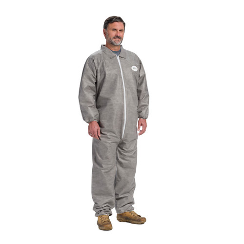 PIP Global Safety C3902 Posi M3 Gray Coverall w/El Wrt & Ank