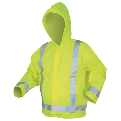 MCR Safety BPCL3L Luminator, 4 in 1 Insulated Bomber Jacket, Zip