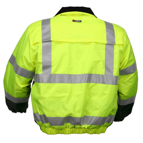 MCR Safety BPCL3L Luminator, 4 in 1 Insulated Bomber Jacket, Zip