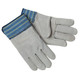 MCR Safety 1417M A Select Shoulder Leather Palm, Full leather back, 2.5" Plasticized Safety Cuff
