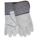 MCR Safety 1418A A Select Shoulder Leather Palm, Full leather back, 4.5" Plasticized Gauntlet Cuff