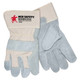 MCR Safety 16010S Sidekick, Select Side Split Leather, White Back, 2.5" Safety Cuff