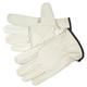 MCR Safety 32113DPS Driver glove, Industry Grade Grain Cow Leather, Double Palm, Wing Thumb