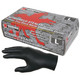 MCR Safety 6060S NitriSheild Stealth, 3 mil Black Nitrile, Industrial/Food Grade, Powder Free