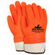 MCR Safety 6521SCO Industry Standard, Orange Double Dipped PVC, Foamed Lined, Safety Cuff
