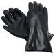 MCR Safety 6522S Double Dip Sandy Black PVC, 12" Industry Standard, Interlock Lined, Guanlet Cuff
