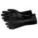 MCR Safety 6522SJ Double Dip Sandy Black PVC, 12" Industry Standard, Jersey Lined, Guanlet Cuff