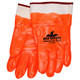 MCR Safety 6710F Premium Foam Lined PVC, Sandy Finish, Fluorescent Orange, Safety Cuff
