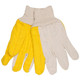 MCR Safety 8516 Golden chore, fleece quilted palm, regular weight, canvas back and white knit wrist