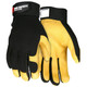 MCR Safety 901M MCR SafetyÂ Multi-Task, Grain deerskin palm, black spandex back, Hook & Loop Wrist