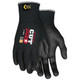 MCR Safety 9178NFXS Memphis Black Kevlar, 13 Gauge DuPont Kevlar/Synthetic fibers, nitrile foam palm/fingers