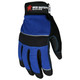 MCR Safety 918S MCR Safety Multi-Task, Synthetic leather palm, PVC coated material reinforced palm, Water-proof bladder, Insulated, Kevlar full sock lined, Blue Spandex back, Adjustable Wrist Closure