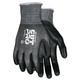 MCR Safety 92723PUXS Memphis Cut Pro, 13 Gauge HPPE Salt & Pepper shell, Black PU coated palm & fingers