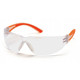 Pyramex Safety SO3610S Cortez - Orange Temples/Clear Lens Safety Glasses