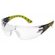 Pyramex Safety SBGR9610ST Endeavor Plus - Black-Green Frame/Clear H2X Anti-fog Lens Safety Glasses