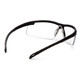 Pyramex Safety SB8610D Ever-Lite - Black Frame/Clear Lens Safety Glasses