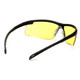 Pyramex Safety SB8630D Ever-Lite - Black Frame/Amber Lens Safety Glasses