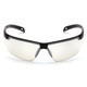 Pyramex Safety SB8680D Ever-Lite - Black Frame/Indoor/Outdoor Mirror Lens Safety Glasses