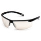Pyramex Safety SB8680DT Ever-Lite - Black Frame/Indoor/Outdoor Mirror Anti-Fog Lens Safety Glasses