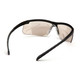 Pyramex Safety SB8680DT Ever-Lite - Black Frame/Indoor/Outdoor Mirror Anti-Fog Lens Safety Glasses