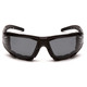 Pyramex Safety SB10220STMFP Fyxate - Black frameGray H2MAX Anti-Fog with Foam Padding Safety Glasses
