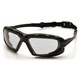 Pyramex Safety SBG5010DT Highlander Plus - Black-Gray Frame/Clear Anti-Fog Lens Safety Glasses