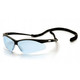 Pyramex Safety SB6360SP PMXTREME - Black Frame/Infinity Blue Lens with Black Cord Safety Glasses