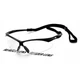 Pyramex Safety SB6310SPR15 PMXTREME Readers - Black Frame/Clear +1.5 Reader Lens with Black Cord Safety Glasses